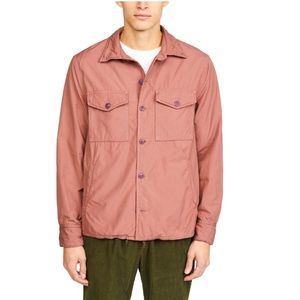 Save Khaki United Fleece Lined Shirt Jacket In Nutmeg